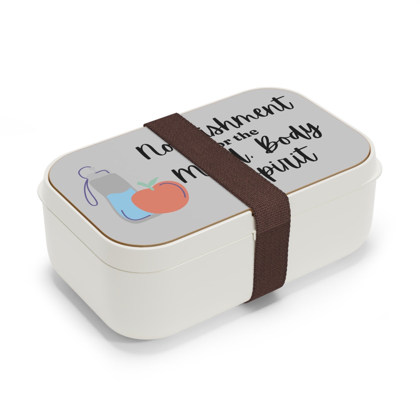 Mind, Body & Spirit Bento Lunch Box - Nourishment Container for Healthy Eating